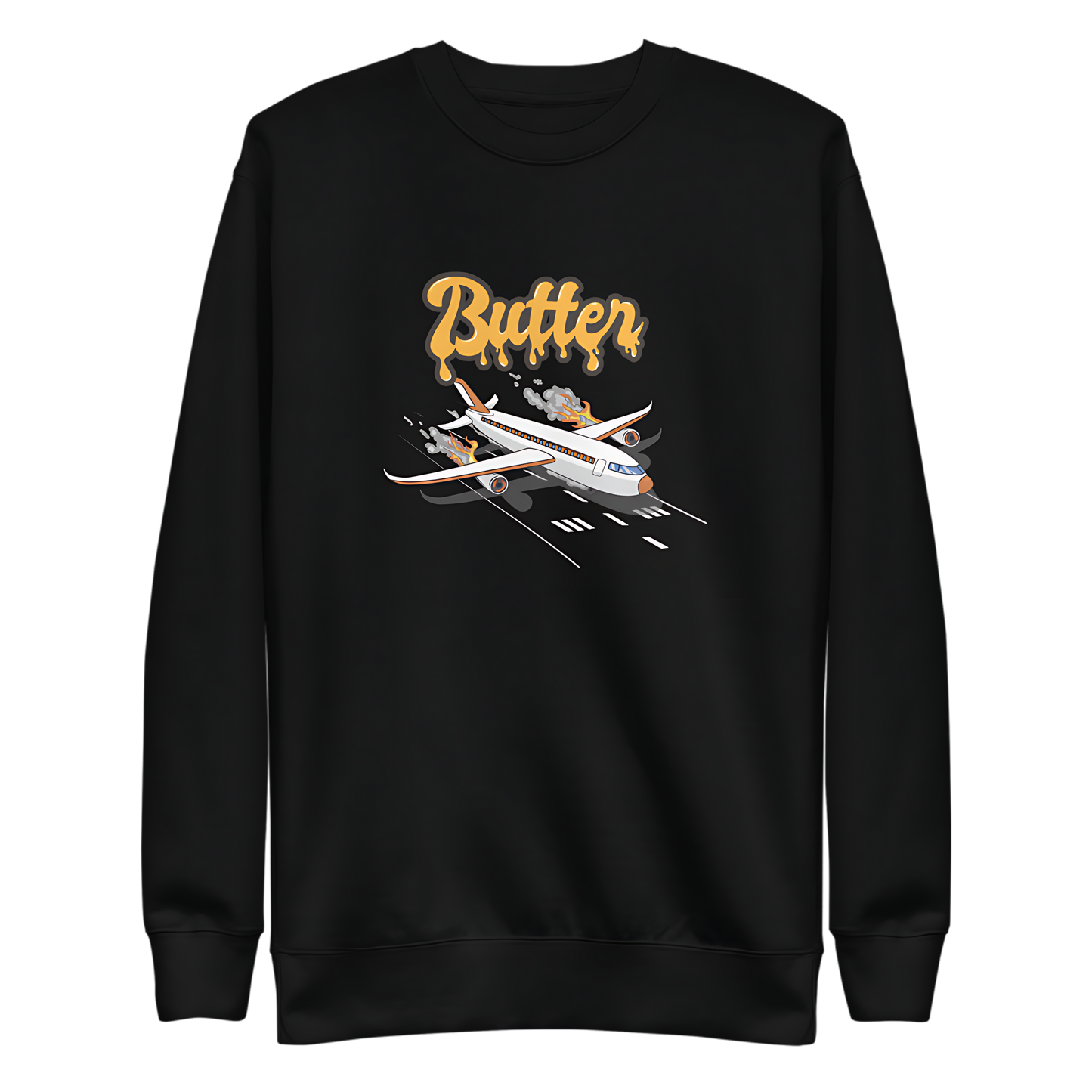 BUTTER PLANE CREWNECK